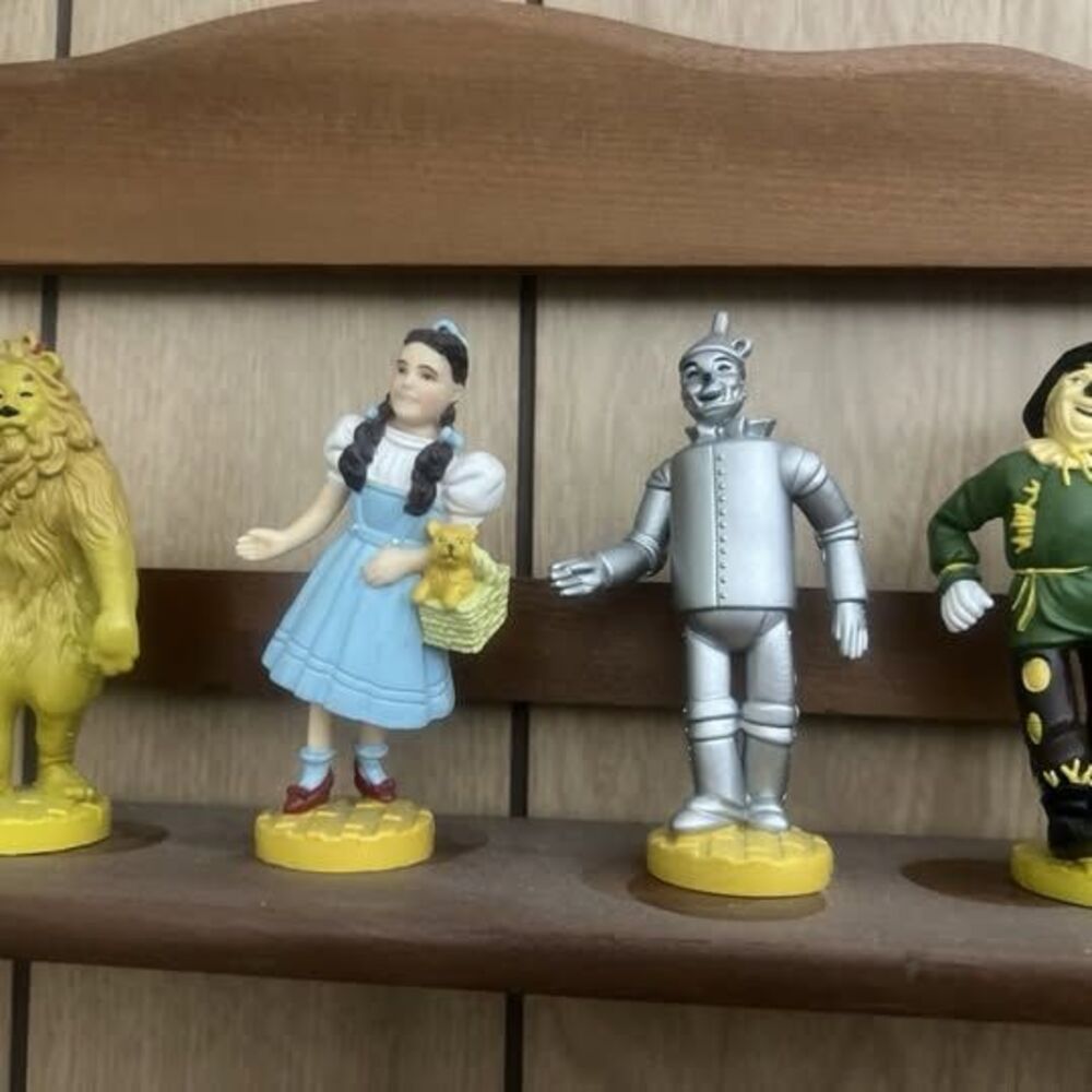 Wizard Of Oz Lot 4 Figures 1939 Loew’s Ren 1966 MGM 1988 Turner 3.5”H
